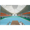 Large Span Steel Space Frame /Steel Truss Used for Swimming Pool Roofing Covering